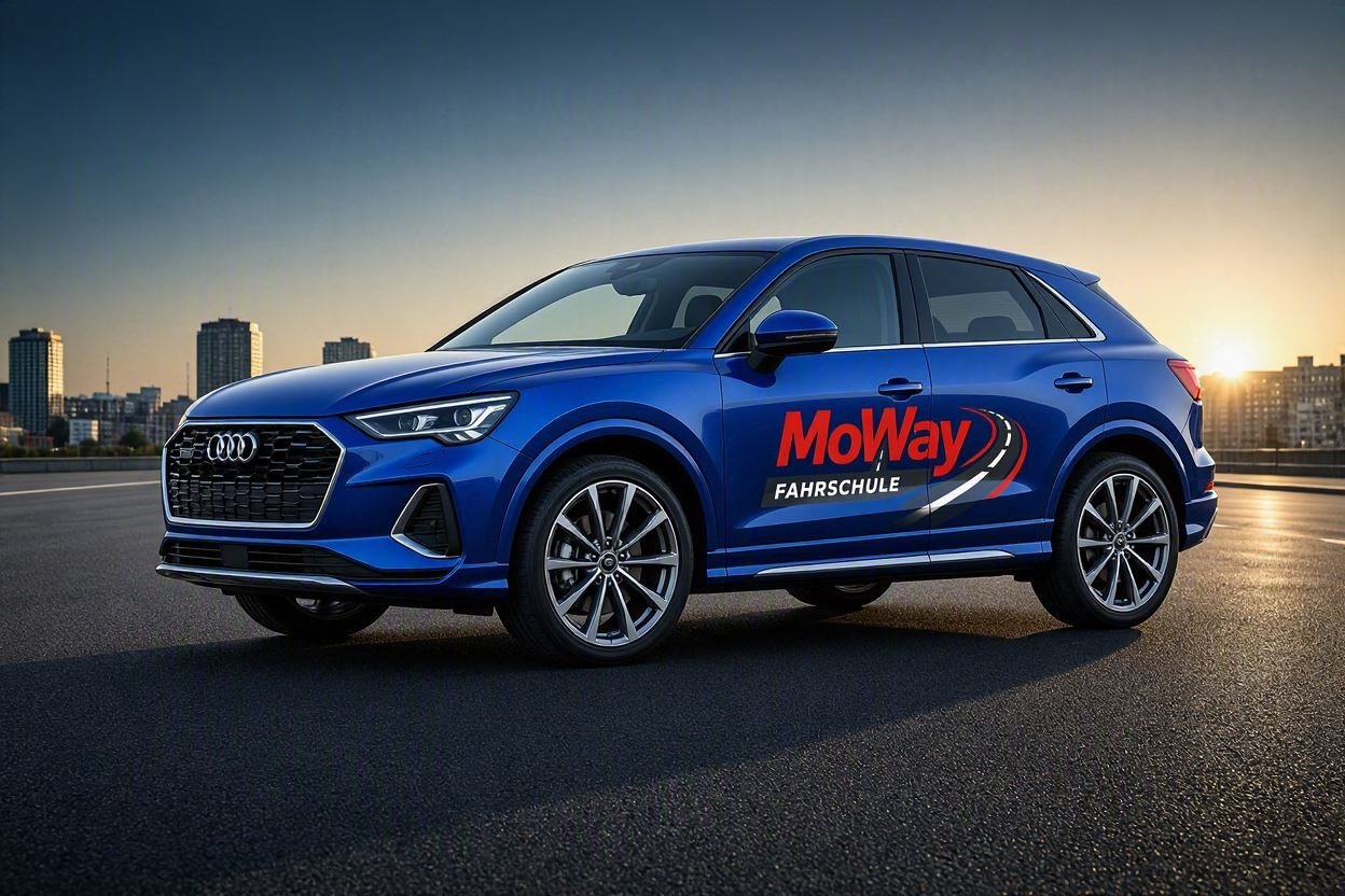 Audi Q2 – Fahrschulfahrzeug der MoWay Fahrschule